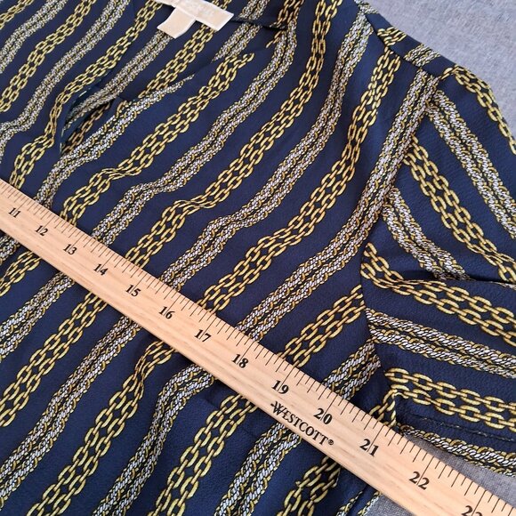 Michael Kors Chain Print Blouse - Picture 7 of 11